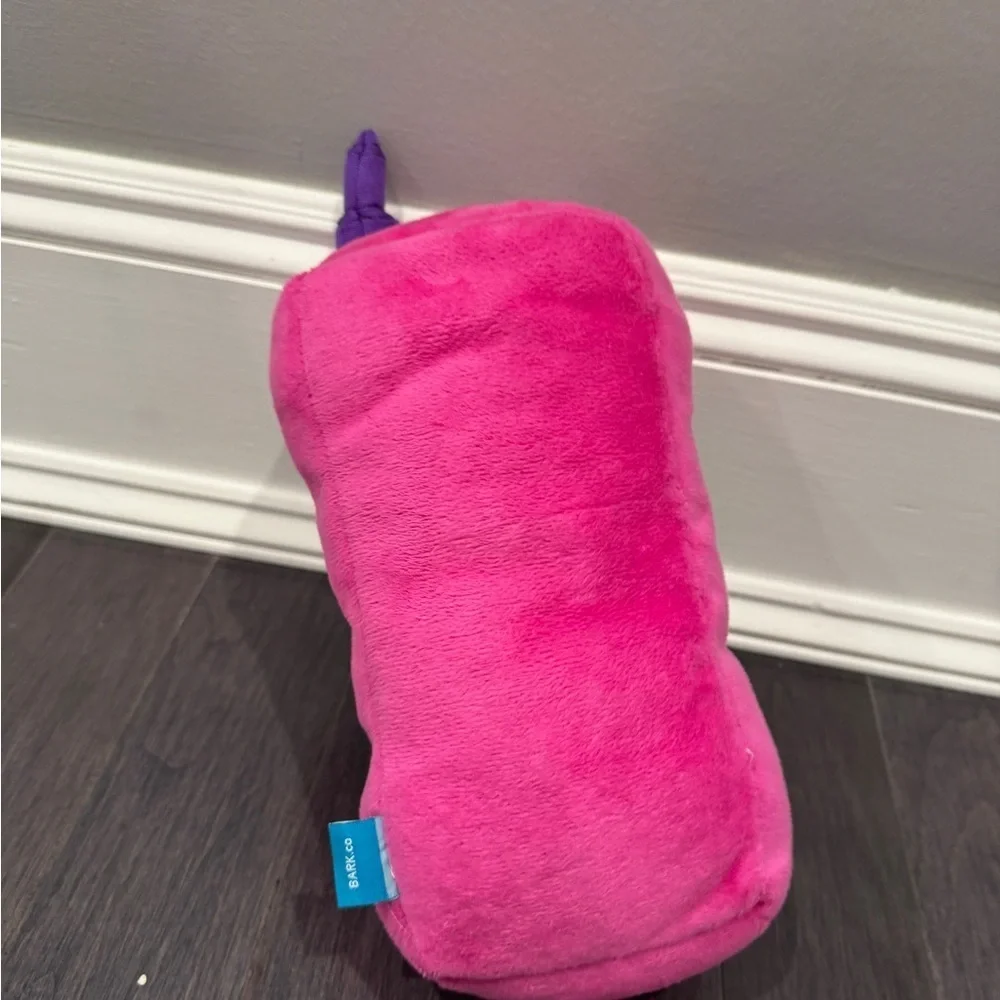 Barkbox Vintage Colorful Plush Pet Dog Toy Phone - Pink, Blue, and Yellow